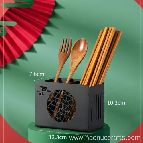 Iron chopsticks spoon knife and fork storage bucket